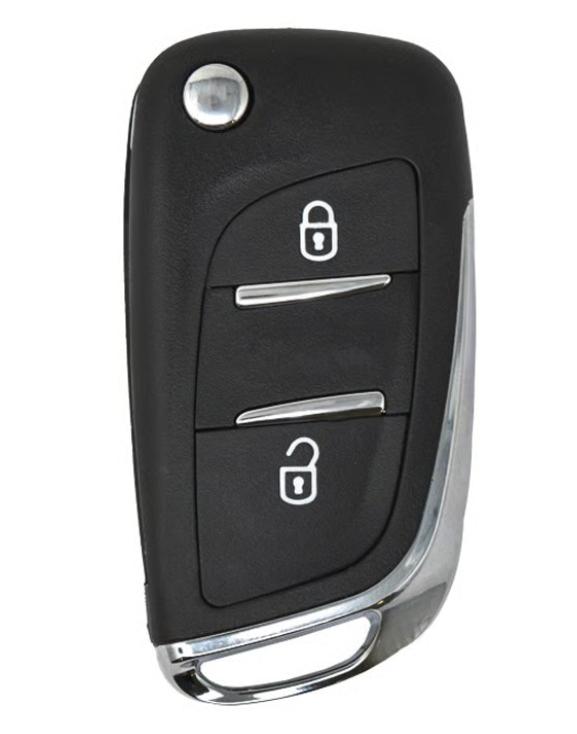 Peugeot / Citroen  2-knapper med batteriholder