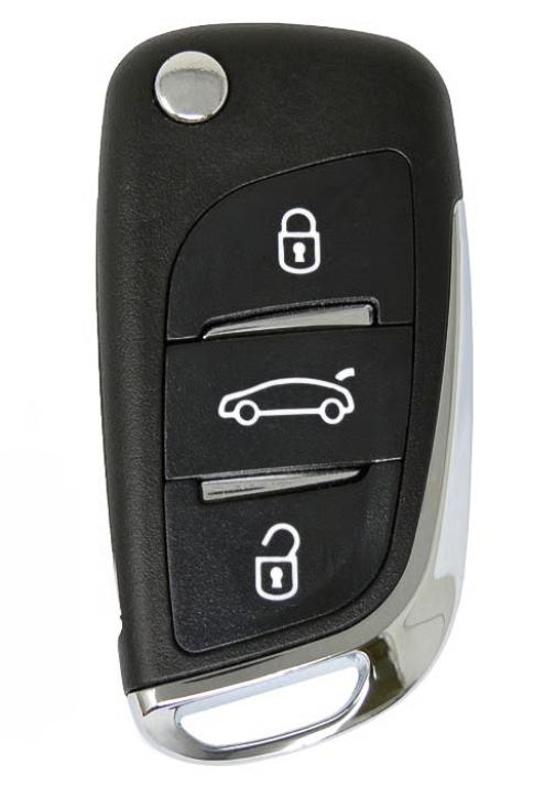 Peugeot / Citroën 3-knapper med batteriholder