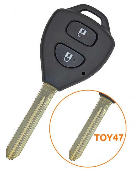 Toyota fjernkontroll med 2-knapper TOY47